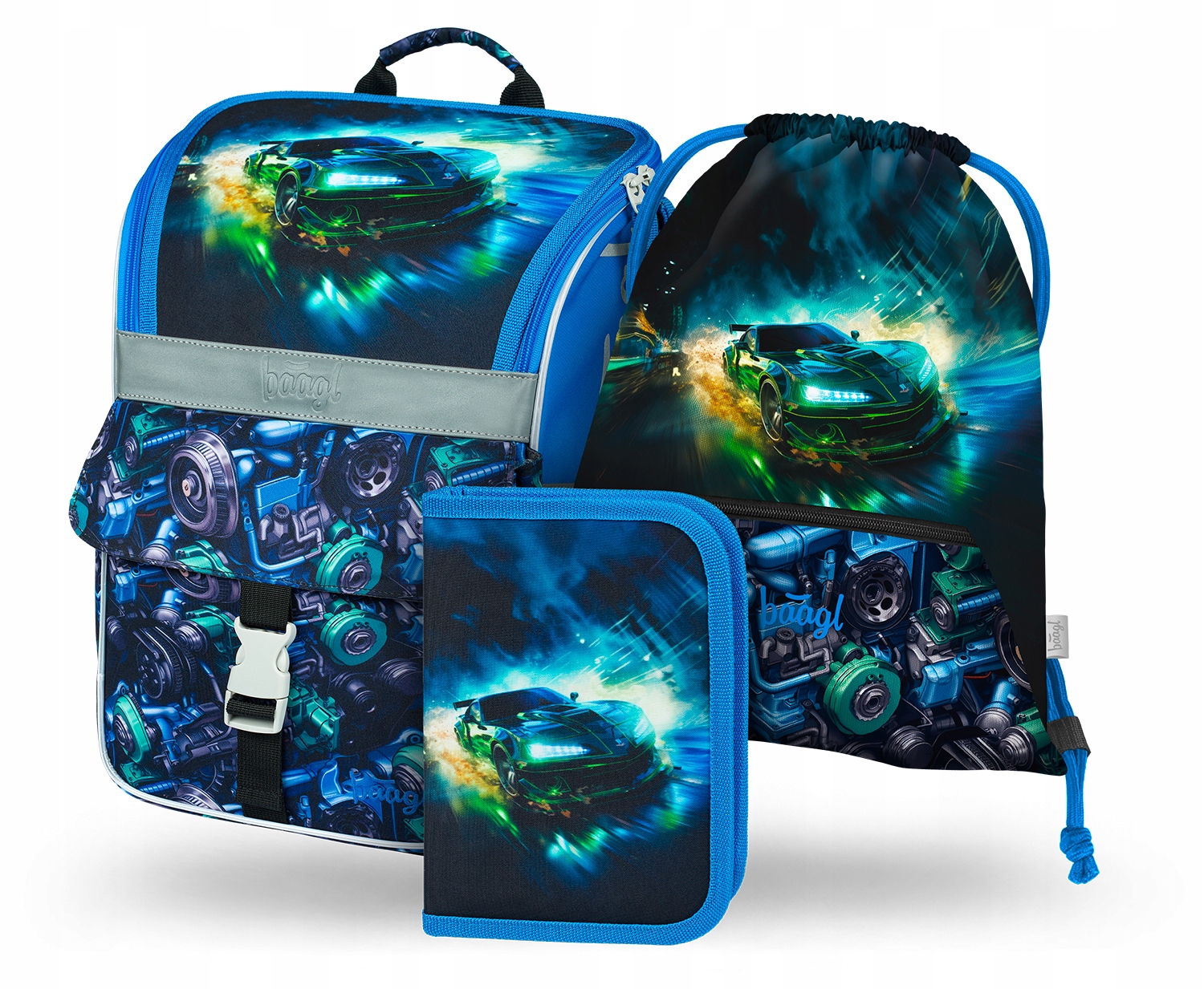 Školský set Zippy Baby Bunny - Ergonomický batoh, puzdro a taška na topánky